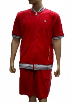  Fila Carezzi Velour Short Set 